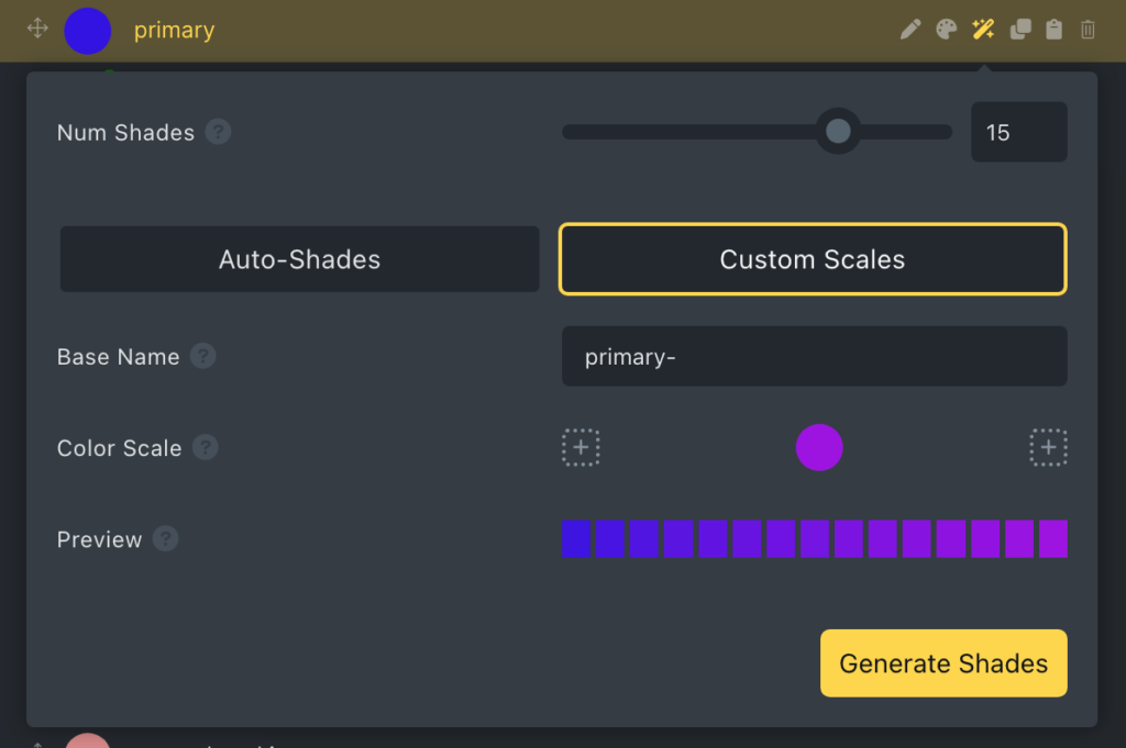 custom scales